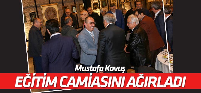 Kavuş, Meram eğitim camiası ile buluştu