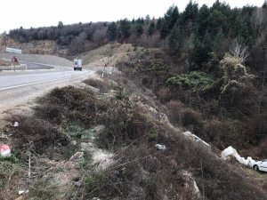 Karabük’te otomobil şarampole uçtu: 7 yaralı