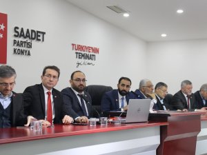 Saadet Partisi Konya İl Teşkilatı il divan toplantısı yapıldı
