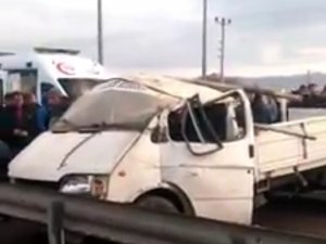 Düğün konvoyu kana bulandı: 1 ölü, 3 yaralı