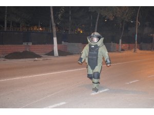 2. Ordu Komutanlığı önünde şüpheli valiz alarmı