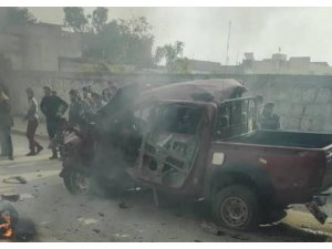 MSB: "İnsanlık düşmanı terör örgütü PKK/YPG bu kez de Fırat Kalkanı Harekât bölgesinde yer alan Azez’deki masum sivilleri hedef aldı. Şehir merkezindeki otogarın önünde bombalı araç patlatan teröristler ilk bilgilere gö