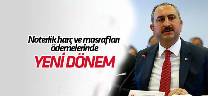 Noterlik harç ve masrafları ödemelerinde kredi kartı kolaylığı