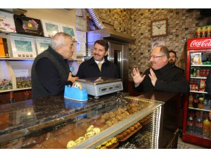 Sivas protokolünden esnafa kaldırım işgali uyarısı