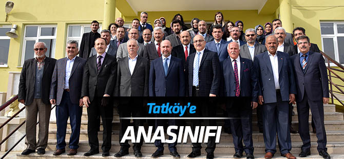 Tatköy İlkokulunda anasınıfının açılışı yapıldı