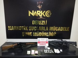 Denizli’de uyuşturucu ticareti yapmak suçundan 16 kişi tutuklandı