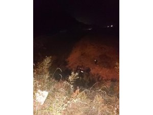 Türkeli’de minibüs şarampole uçtu: 1 yaralı