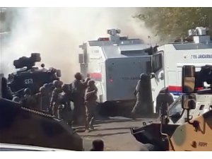 Kaçak elektrik kontrolünü engelleyenlere jandarma müdahale etti