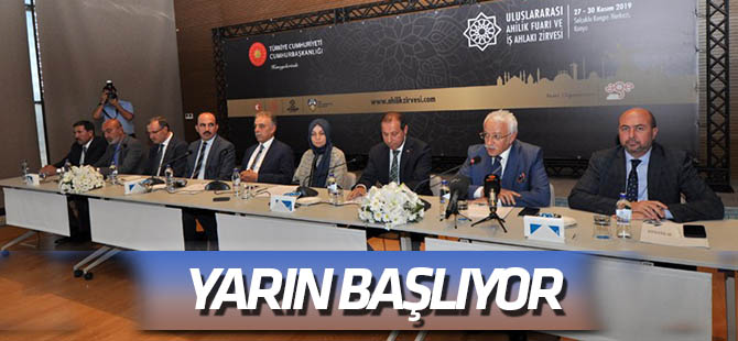 Uluslararası Ahilik Fuarı ve İş Ahlakı Zirvesi yarın Konya'da başlıyor