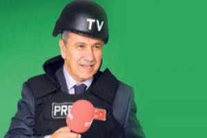 Bülent Arınç savaş muhabiri oldu