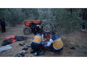 Antalya’da traktörün altında kalan yaşlı adam hayatını kaybetti