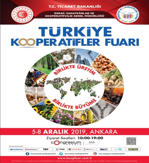 Konya, Kooperatifler fuarına katılıyor