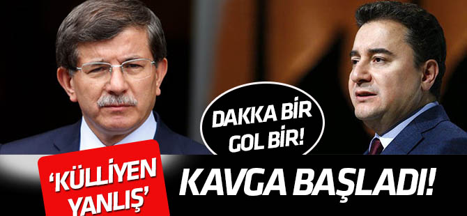 Davutoğlu ile Babacan şimdiden birbirine düştü!