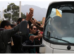 Kolombiya'daki hükümet karşıtı protestolarda 1 polis ağır yaralandı