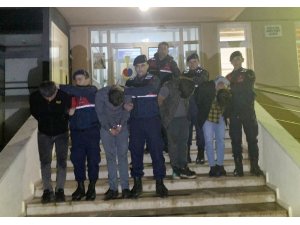 Jandarmanın özel ekip kurarak yakaladığı 4 şüpheli tutuklandı