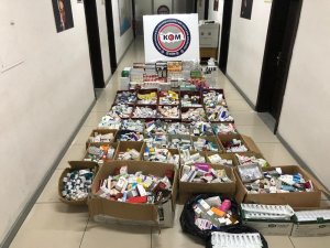 Mersin’de 150 bin adet tıbbi ve cinsel içerikli ilaç ele geçirildi