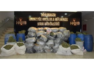 Diyarbakır’da 559 kilo esrar ele geçirildi
