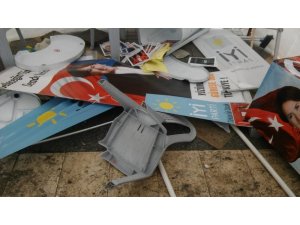 İYİ Parti standına saldıran şüpheli gözaltına alındı
