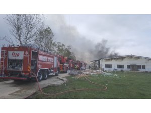 GÜNCELLEME - Çatalca'da fabrika yangını