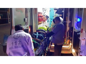 "Dur" ihtarına uymayan alkollü sürücünün çarptığı trafik polisi yaralandı