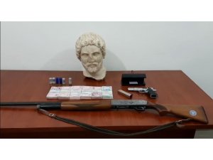 Tarihi heykel başı operasyonunda 8 şüpheli hakkında karar