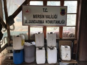 Mersin’de 170 litre sahte içki ele geçirildi