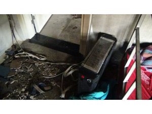 Fişte takılı bırakılan elektrikli ısıtıcılar yangına sebep oldu