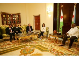 TBMM Başkanı Şentop, Cibuti Cumhurbaşkanı Guelleh ile görüştü