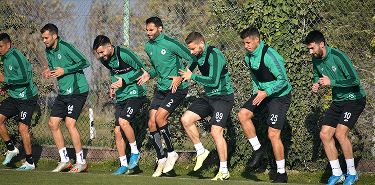Konyaspor'da Çaykur Rizespor maçı hazırlıkları