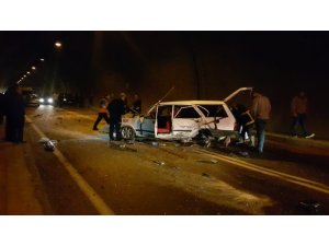 Tünelde üç araç birbirine girdi: 4 yaralı