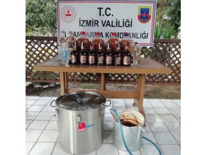 İzmir’de jandarmadan sahte içki operasyonu