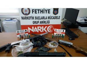 Fethiye’de uyuşturucu operasyonu