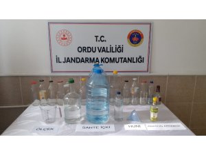 Ordu’da kaçak içki imalathanesine baskın