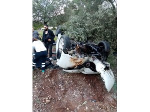 Muğla'da otomobil devrildi: 3 yaralı