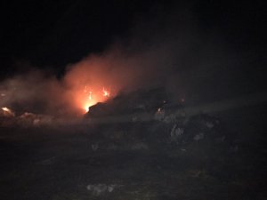 Tarım işletmesinde yangın çıktı