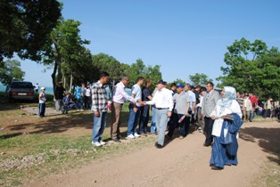 Konya polisi Beyşehir'de piknik yaptı