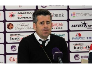Hüseyin Eroğlu: “Üretken olduğumuz deplasman maçını kaybettiğimiz için üzgünüz”