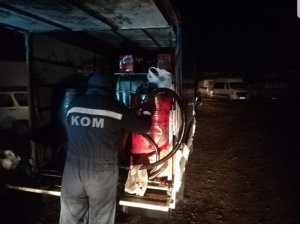 Bandırma’da 10 ton kaçak akaryakıt yakalandı