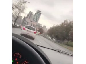 TEM ve Şile Otoyolu’nda “makas” terörü kamerada