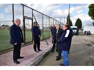Vali Deniz, spor yatırımlarını yerinde inceledi