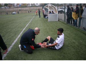 Silvan’da amatör maçta ambulans sıkıntısı