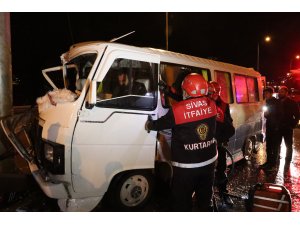 Sivas'ta trafik kazası: 1 yaralı