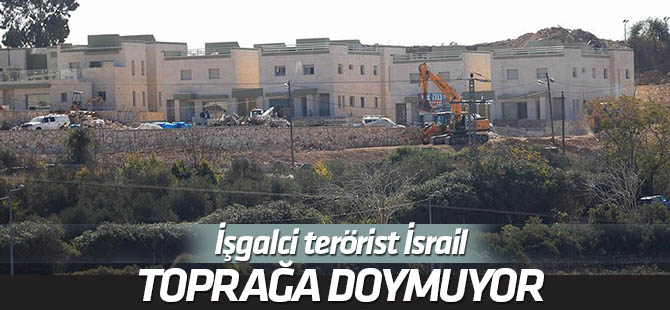 Filistin'den Batı Şeria'da yeni Yahudi yerleşim birimi inşa projesine tepki