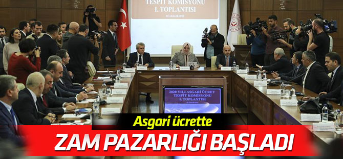 Asgari ücrette zam pazarlığı başladı