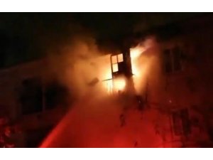 Çeşme’de korkutan yangın