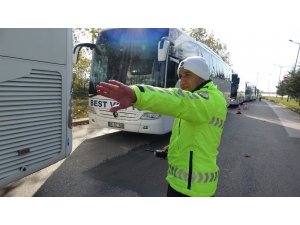 Bursa’da kış lastiği denetimi