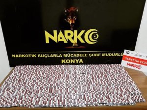 Konya’da uyuşturucu hap operasyonu