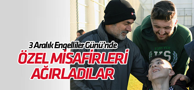 Konyaspor engelli taraftarları ağırladı