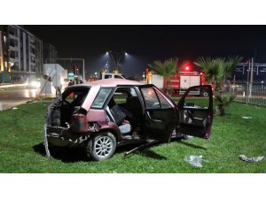 Manisa’da tır ile otomobil çarpıştı: 2 yaralı