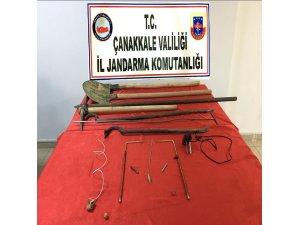 Çanakkale’de izinsiz kazı: 3 gözaltı